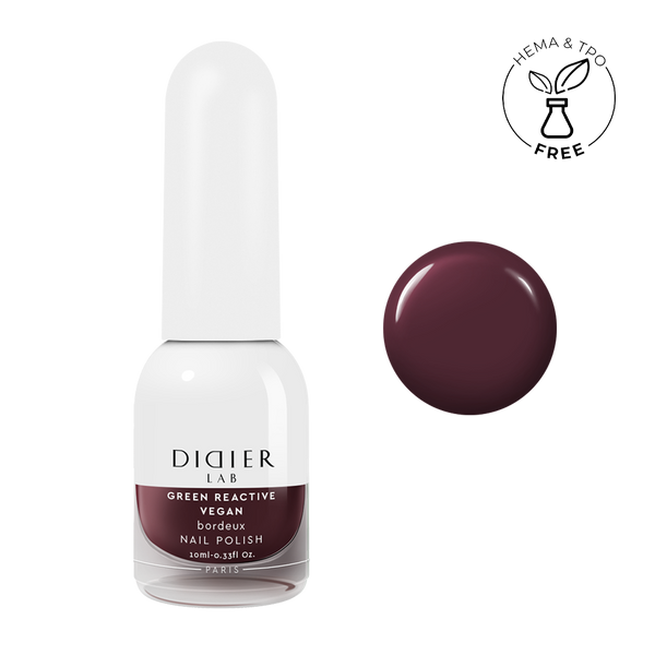 Lac unghii Vegan - Bordeux "Didier Lab”, 10ml