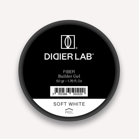 Gel Builder FIBRE - Soft white "Didier Lab”, 50gr