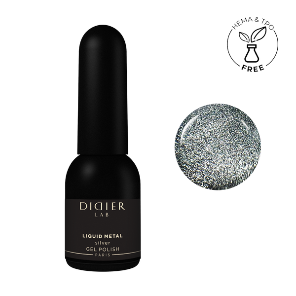 Gel Metal Lichid - Silver "Didier Lab", 10ml