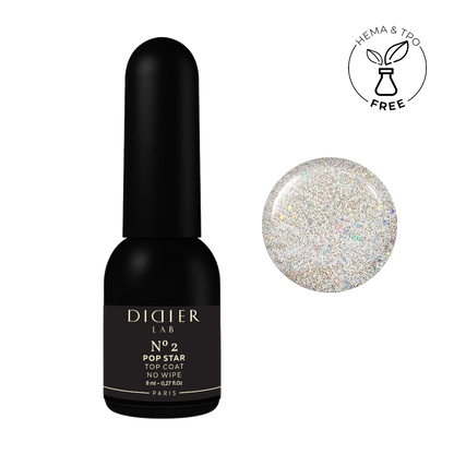 Top Coat - Pop Star - Nr. 2 "Didier Lab", 8ml