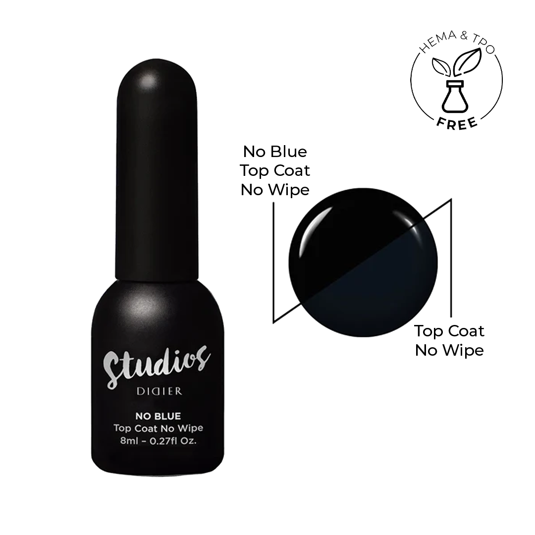 Top Coat no Wipe - No Blue "Studios Didier", 8 ml