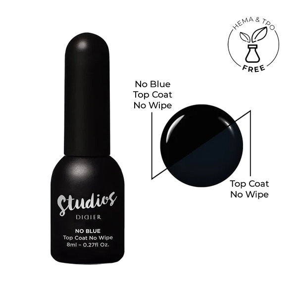 Top Coat no Wipe - No Blue "Studios Didier", 8 ml