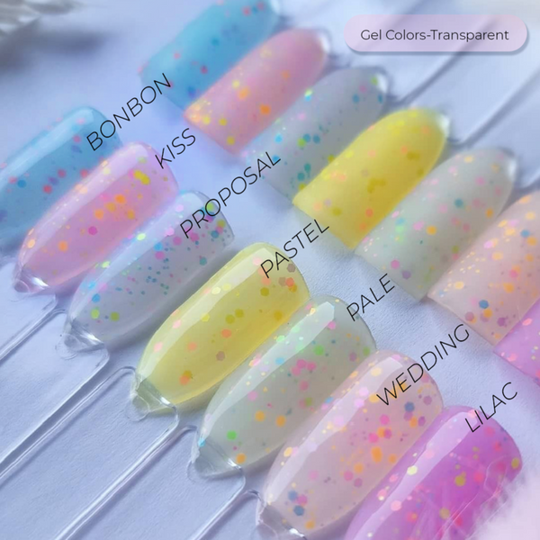 Lac semipermanent - Confetti, Pastel, Didier Lab, 10 ml