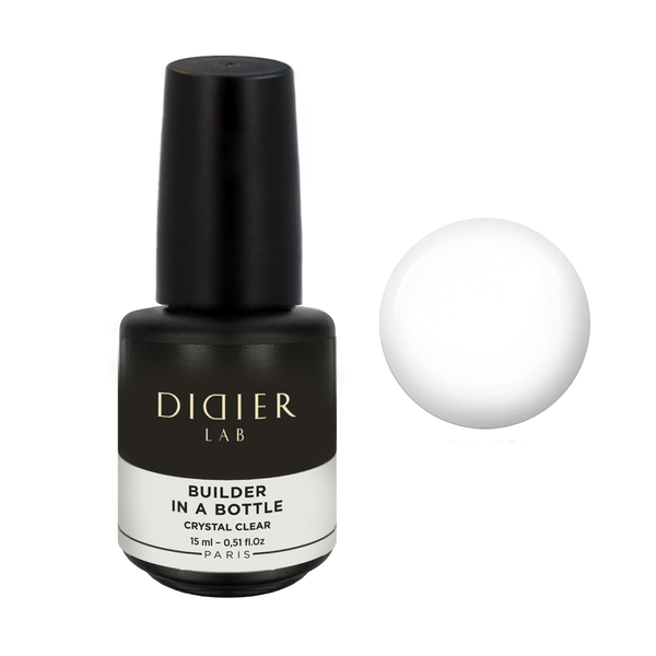 Gel Constructie in Sticla, Didier Lab, 15 ml - Crystal Clear