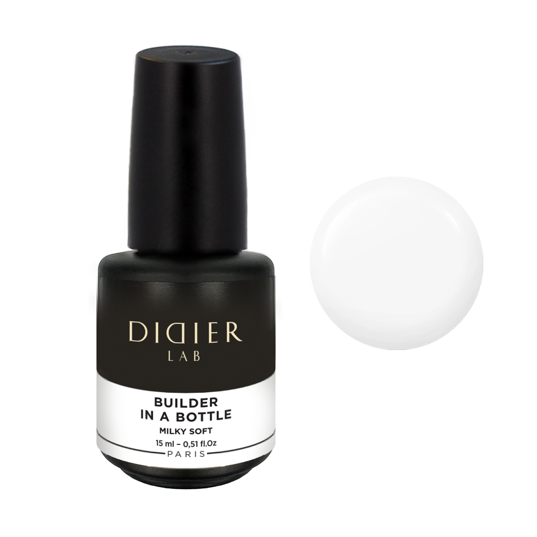 Gel Constructie in Sticla, Didier Lab, 15 ml - Milky Soft