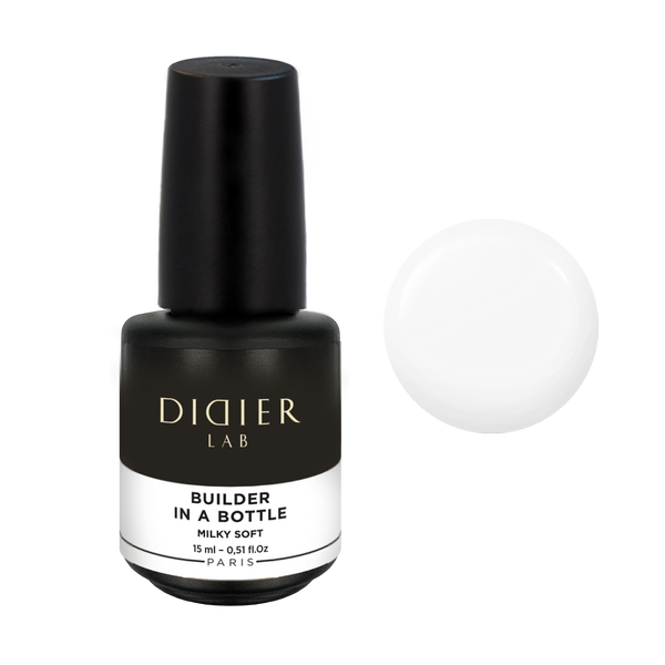 Gel Constructie in Sticla, Didier Lab, 15 ml - Milky Soft