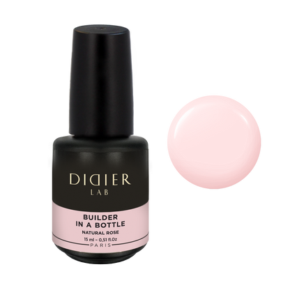 Gel Constructie in Sticla, Didier Lab, 15 ml - Natural Rose