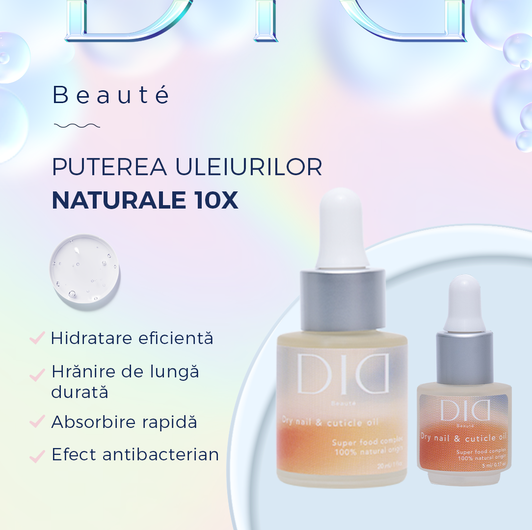 Ulei pentru unghii si cuticule uscate "Didier Lab" BEAUTE 20ml - Didier Lab Romania